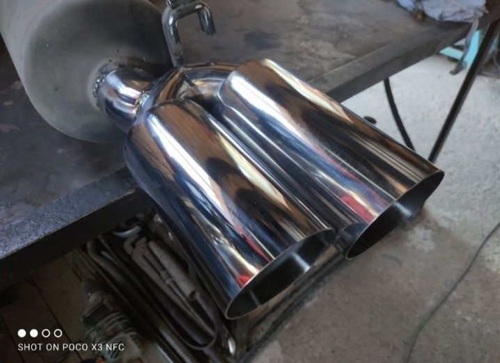 Ремонт глушителя. Сварка Аргон.