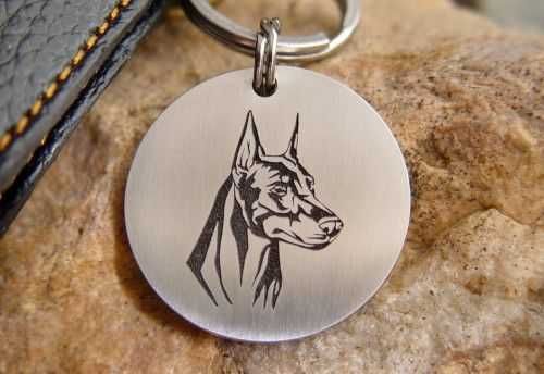 Адресник для собак и кошек с  индивидуальным надписями ошейник