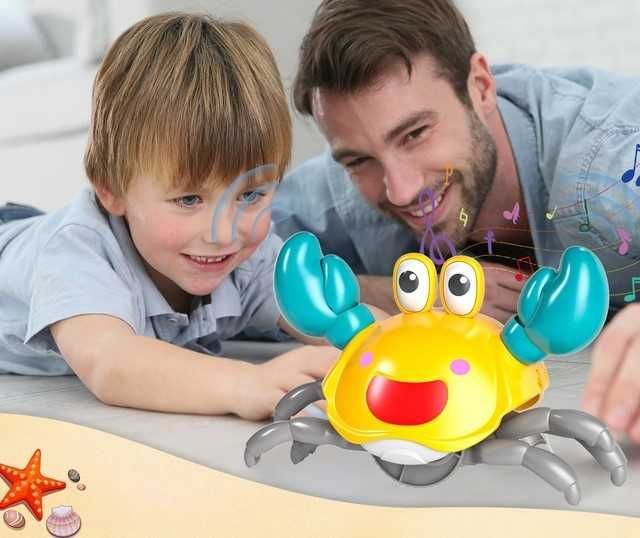 Интерактивна музикална играчка "Бягащ рак"