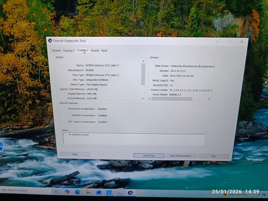 Laptop gaming 15,6"IPS 144Hz i7-9750H 16Gb 1Tb GTX 1660Ti 6Gb DDR6