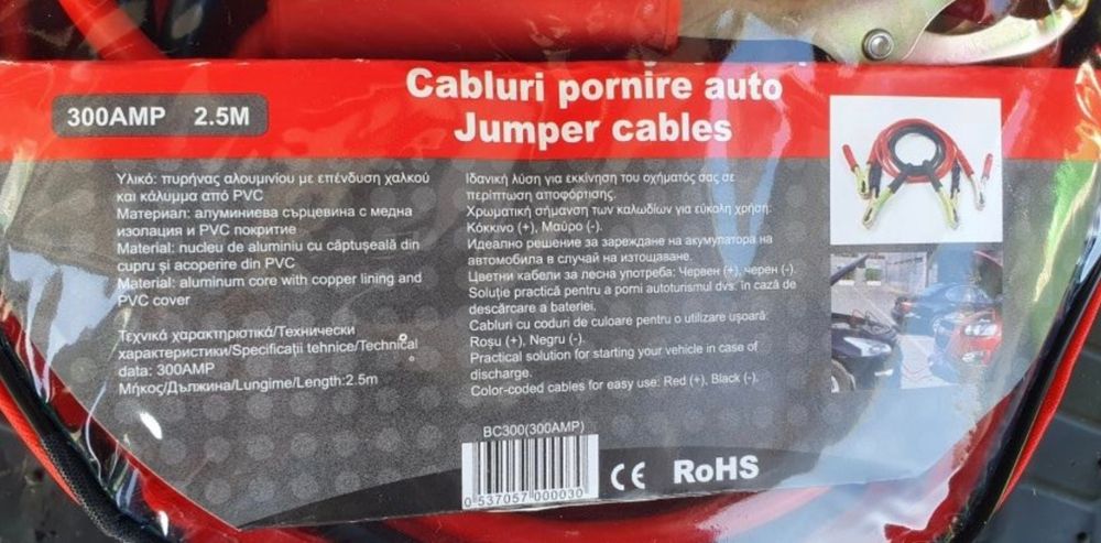 Cabluri curent auto  Cabluri Pornire auto noi