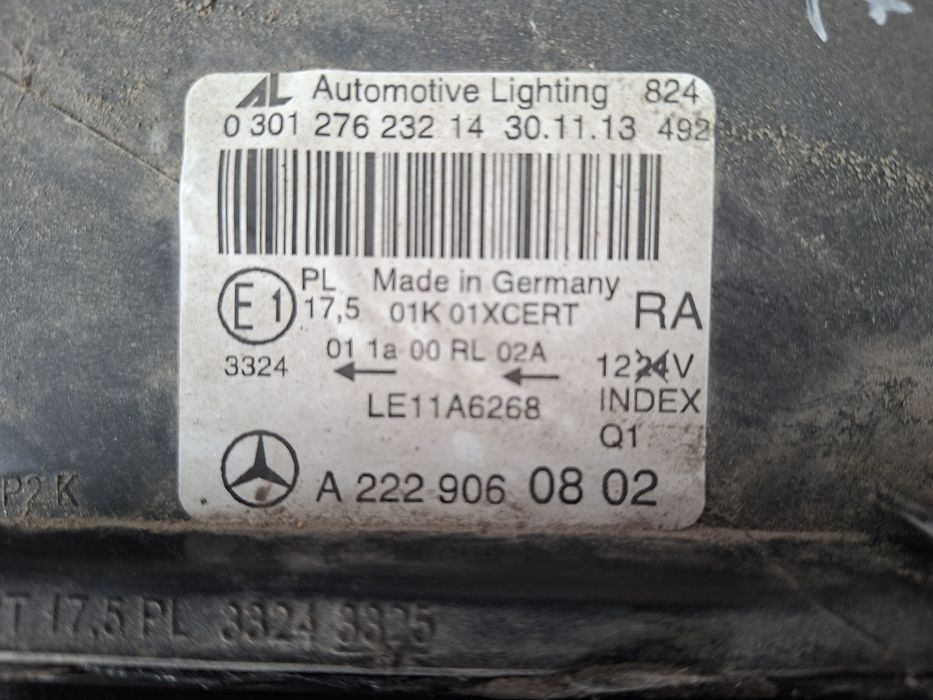 LED фар за Mercedes S-Class W222 десен