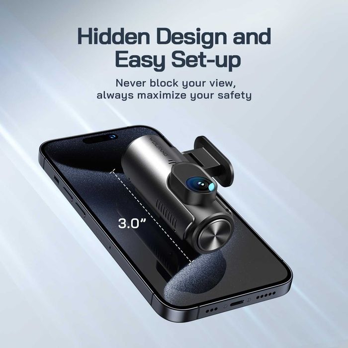 Видеорегистратор WOLFANG WD03 Dash Cam 4K, 2.5K WiFi 32GB SD Card
