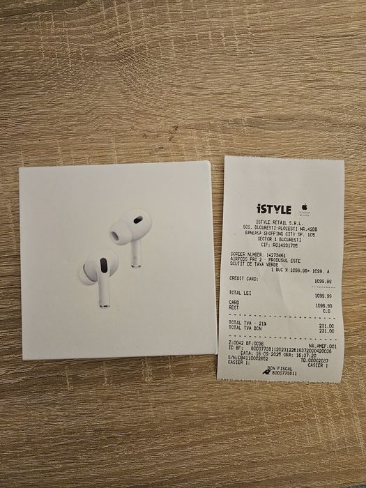 AirPods Pro 2 – stare foarte bună, ANC funcțional, cadou ideal