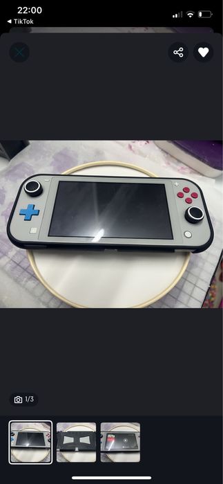Прошитый Nintendo switch lite лимитированная версия zacian zamazenta