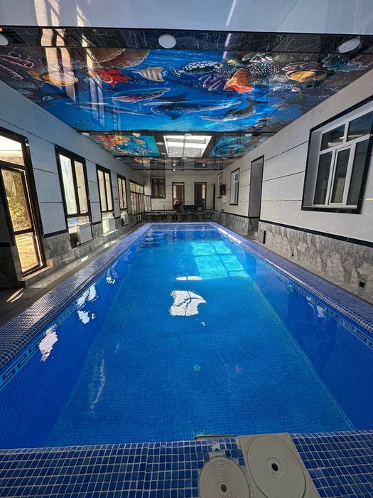 Тошкента,Сауна, бассейн,биляард,плестешшин,тенис,двухспалний 1та 7та 1