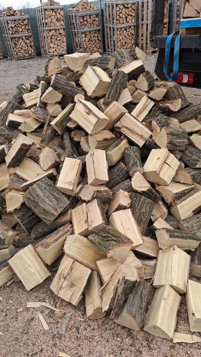 Lemne de foc  fag salcam stejar tăiate despicate paletizate