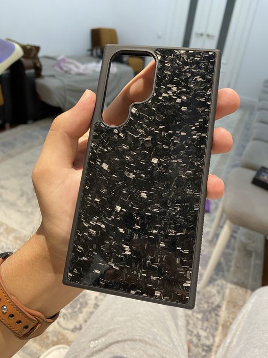 Кованый карбон чехол Samsung S24 Ultra