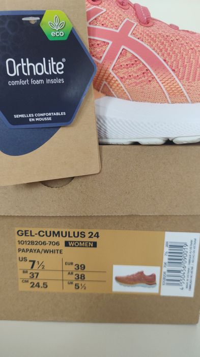 Маратонки Asics 39 номер - папая