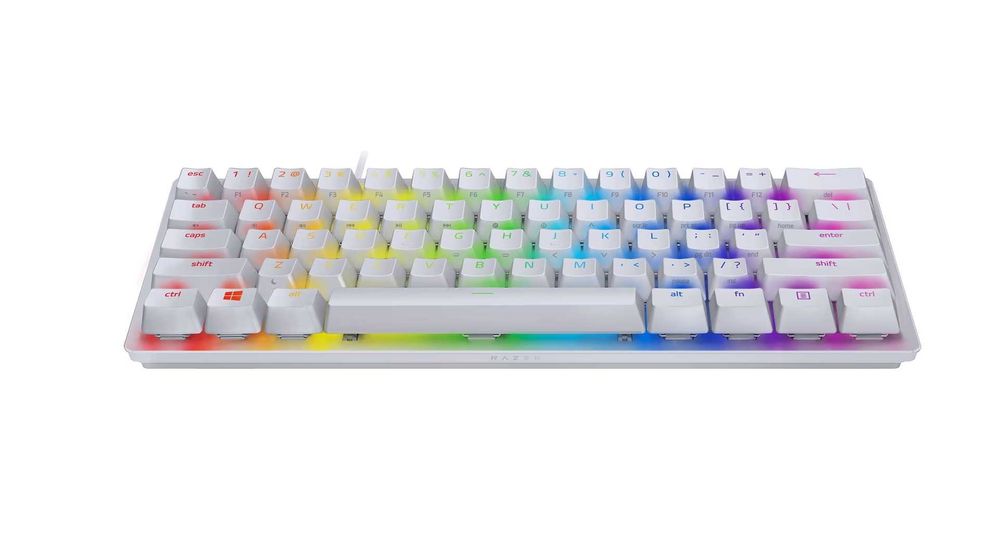 } Клавиатура игровая Razer Huntsman Mini Mercury Ed Red Switch USB RU