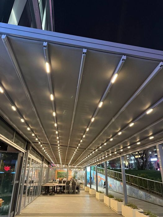 Перлога (навес) для террасы.