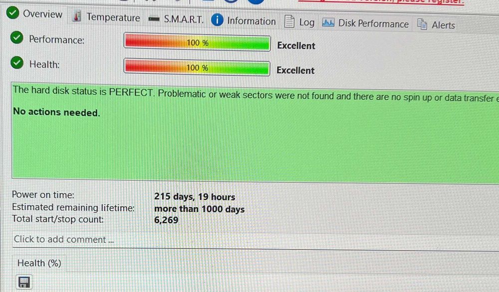 Hard disk 1TB WD10EURS Western Digital Green SATA testat 100%