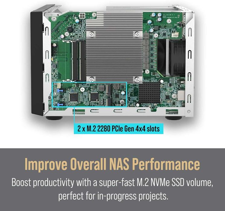 NAS QNAP TVS-h874 Intel Core i5 12400 32G 10Gbps+2.5Gbps 4xNVMe 8xBay