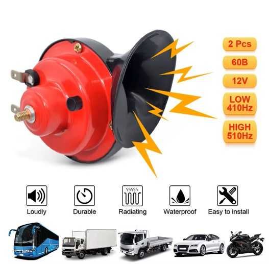 Клаксон №2080 с два говорителя 12V 510 Hz /410 Hz