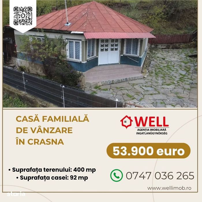 Casă familială de vânzare în Crasna