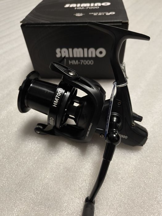 SET 2 Mulinete SAIMINO HM7000 tambur LongCast 12+1 Rulmenți NEW 2025