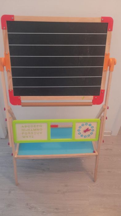 Tablă magnetică/sevalet educațional Mamabrum,pentru copii