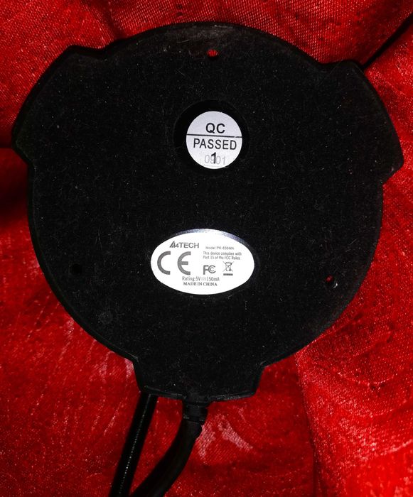 Уеб камера A4 TECH за компютър, с микрофон и USB