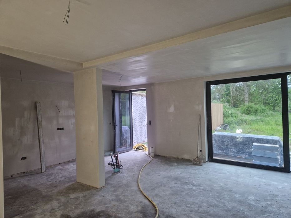 Execut tencuieli mecanizate si șapă pe baza de ipsos,  , gleturi