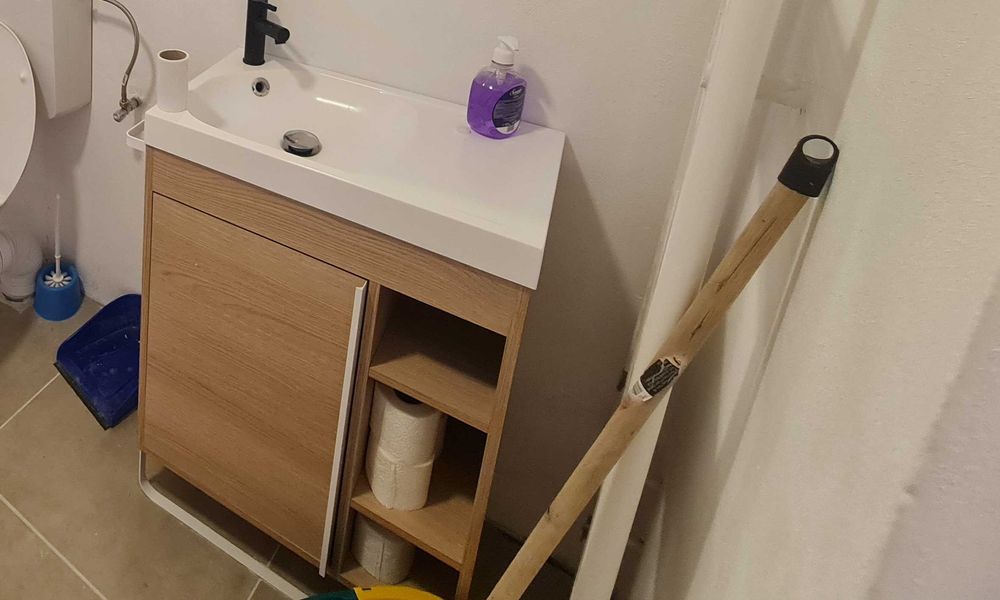 Masca si lavoar baie 60cm