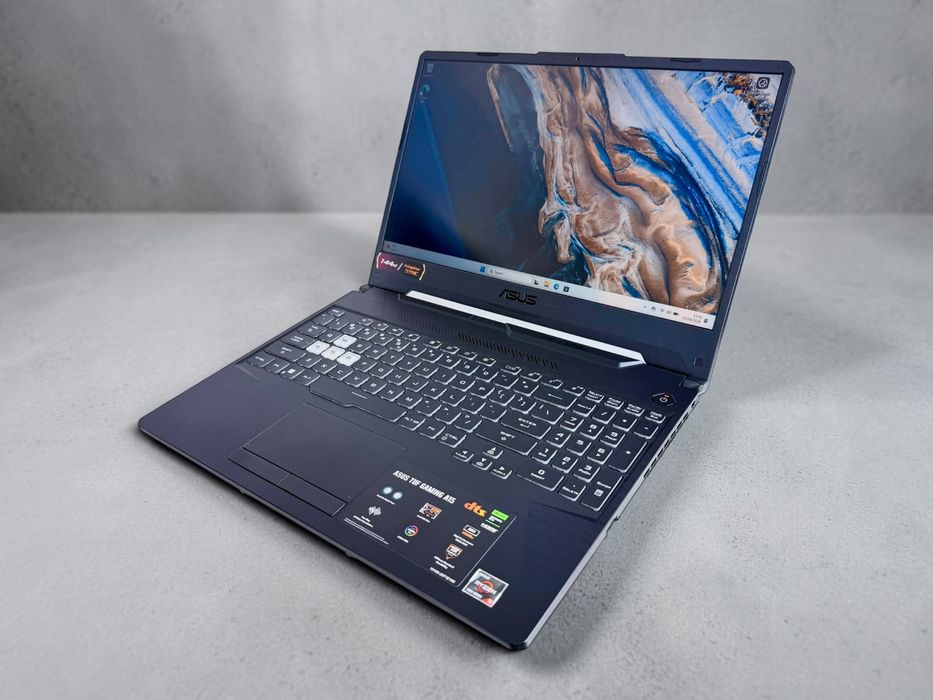 ASUS TUF Gaming A15 15.6" FHD 144Hz AMD Ryzen 5 7535HS 32GB DDR5 512GB SSD NVIDIA GeForce RTX 2050 4GB Перфектен! Гаранция!