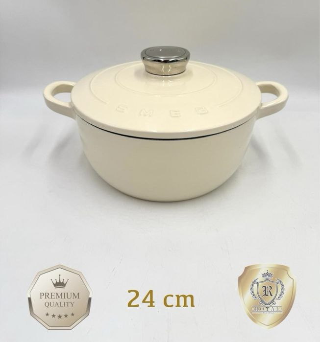 SMEG казан чугун 4л