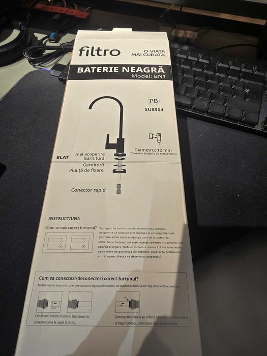 Baterie Chiuveta Neagra Filtro BN1