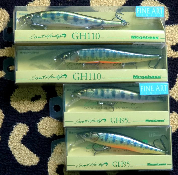 4 voblere Megabass Great Hunting