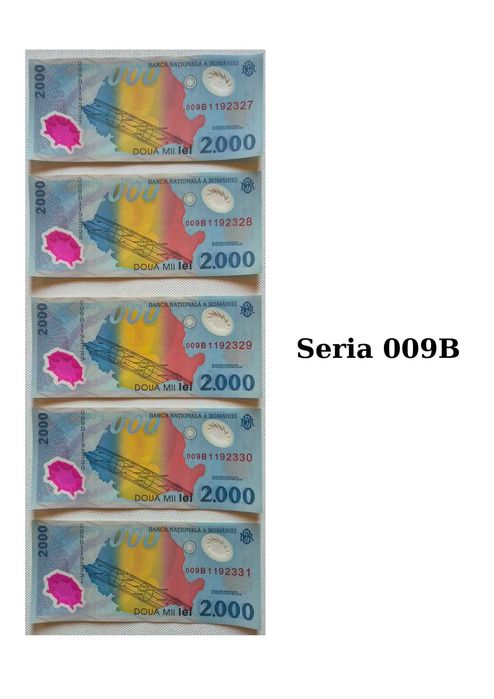 bacnote consecutive de 200 lei eclipsa colectie