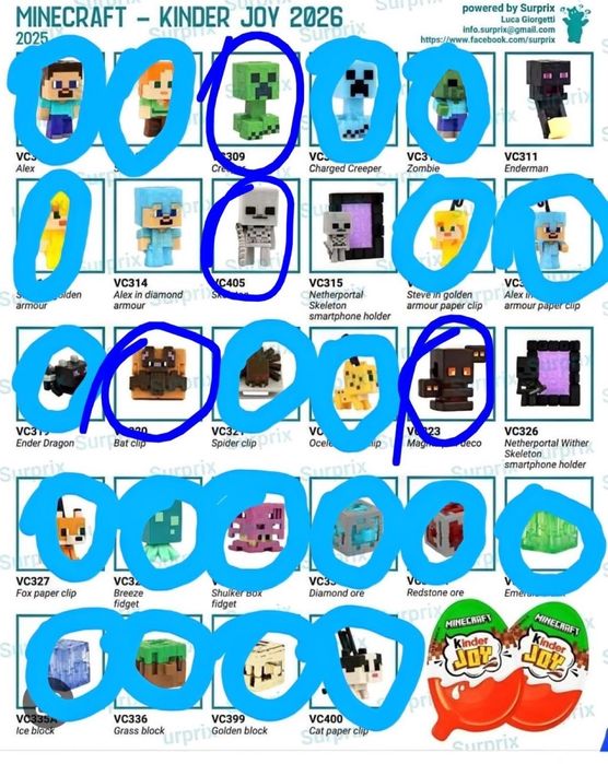 Продавам/заменям Minecaft kinder joy