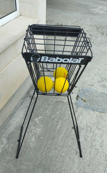 Оригинална тренировъчна тенис кошница за топки Баболат
