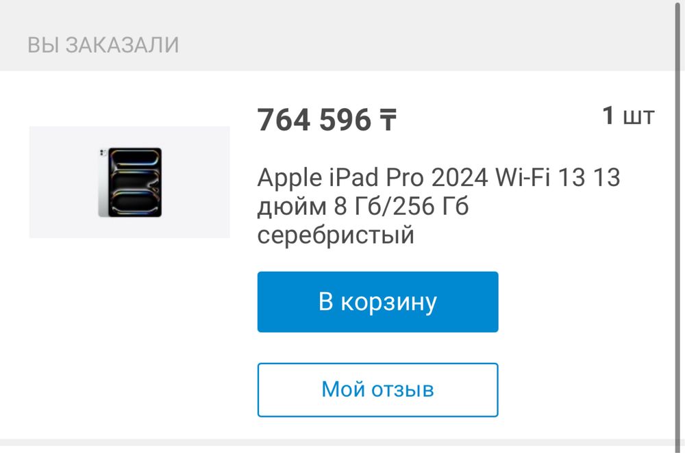 iPad pro 13 M4 256gb