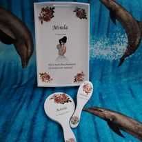 Set pentru mireasa, mire, umerase si oglinda gatit