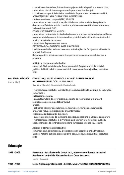 Mentorat in materie juridica