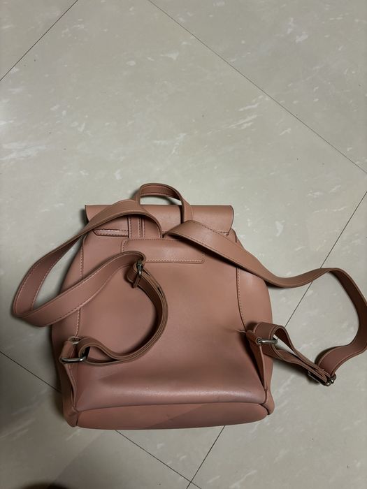 Rucsac Reserved roz pudra piele ecologica
