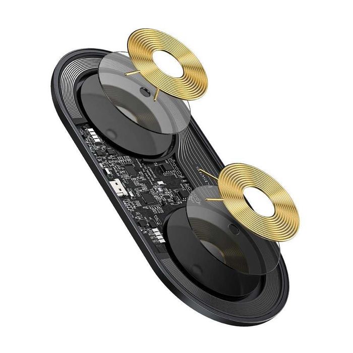 Baseus Беспроводное зарядное устройство 24w 2в1 Турбо