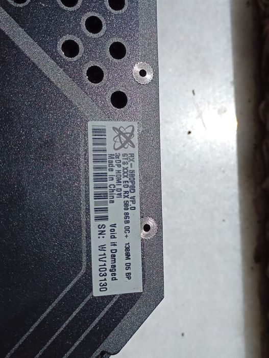 Placa video AMD rx 580xfx 8gb ddr5