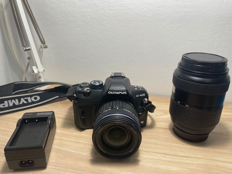 Olympus e420 e-420 si 2 obiective