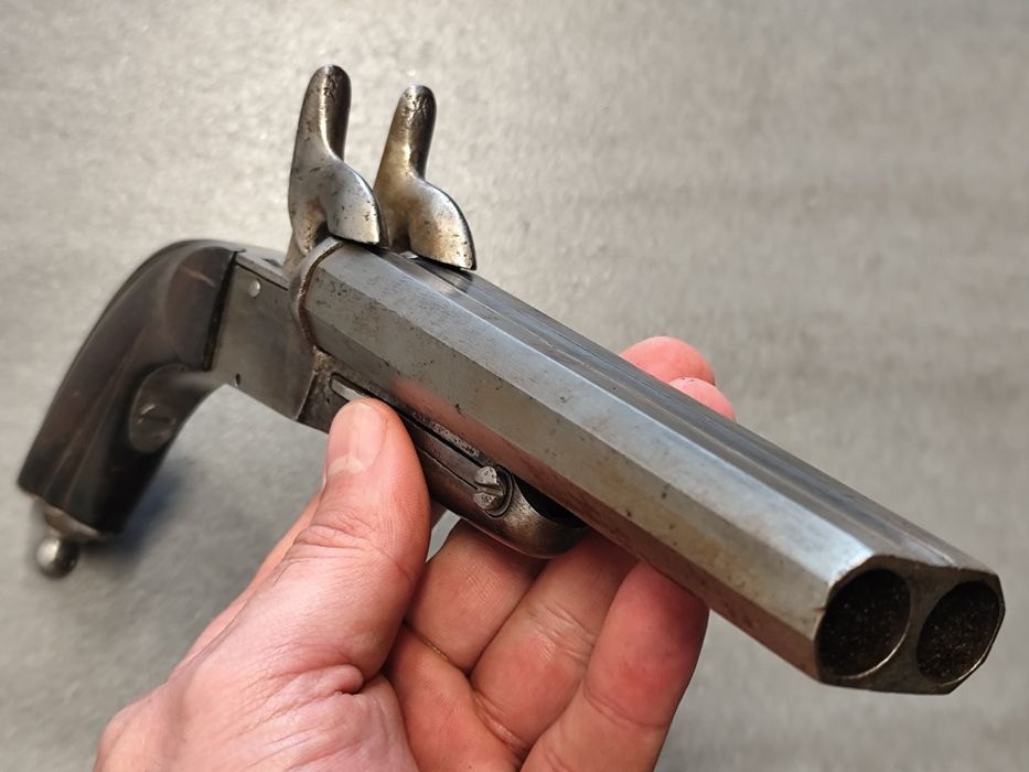 Колекционерски Двуцевен Пистолет / SPAIN 1860-1880г.