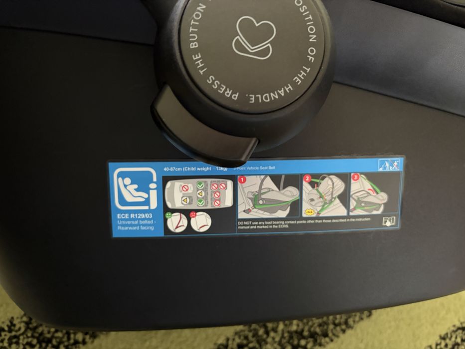 Kikkaboo Стол за кола i-Prime (40-87 см) i-SIZE Black