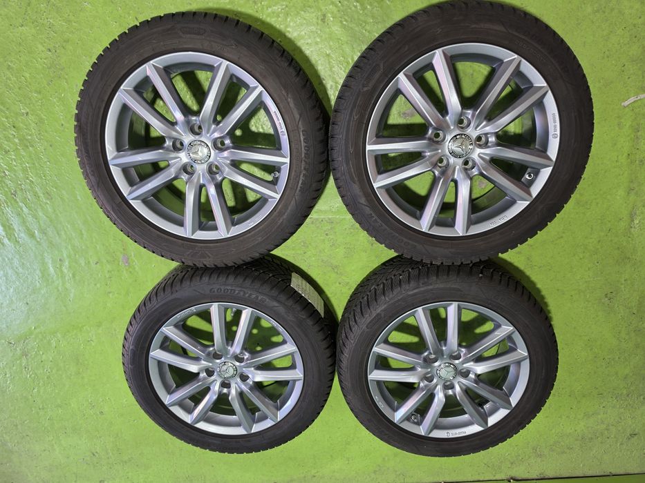 17 5x112 Mercedes C Class W206 W205 лети джанти 5х112 зимен комплект 225/50/17 Goodyear