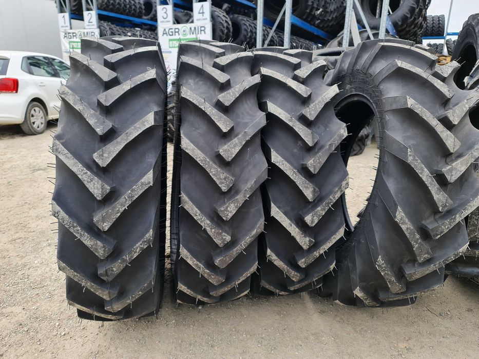 Anvelope noi 12.4-28 marca PANTHER cu 12PR cauciucuri FIAT U445, STEYR