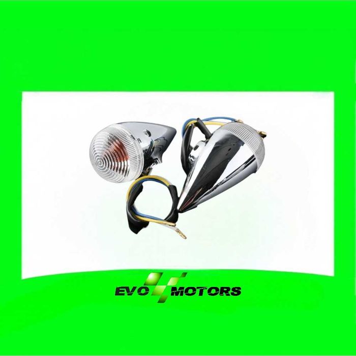 Semnalizari fata crom Yamaha XV1900 2006 2013 cu bec A2010