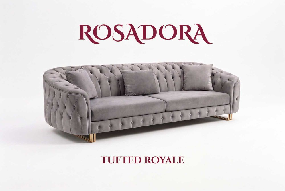 TUFTED ROYALE - Canapea cu 3 Locuri