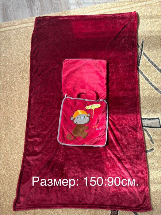 Детская обуви и детский плед-сумка