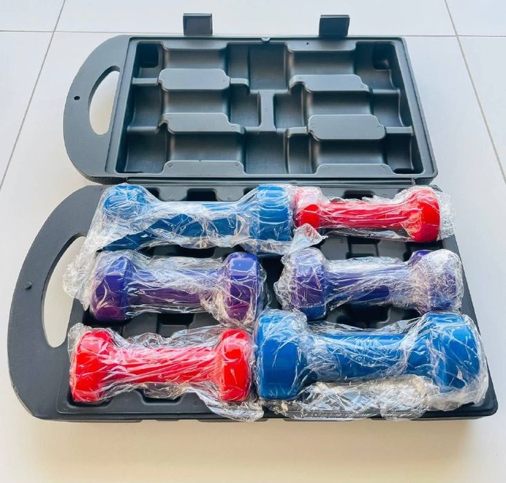 Гантел чемодан набор 1кг-1.5кг-2.5 кг