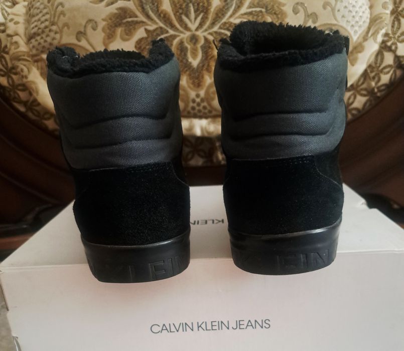 Ботинки Calvin Klein, оригинал, замша, размер 42