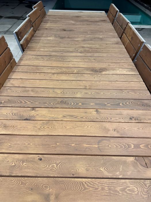 Уличный комплекст стол+10 стульев.