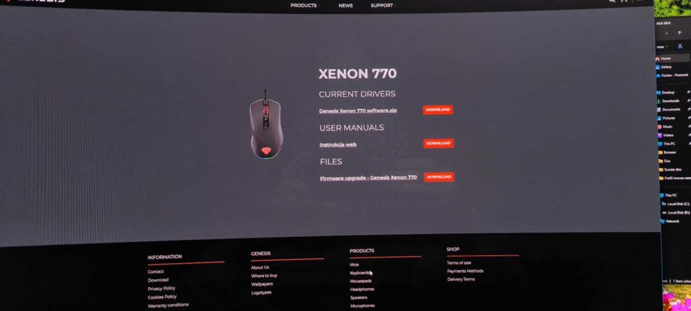 Mouse Gaming Genesis Xenon 770