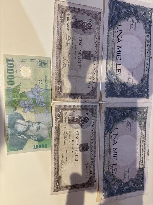 Lot bancnote diferite Romania